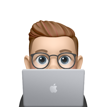 Person peeking from bhind laptop